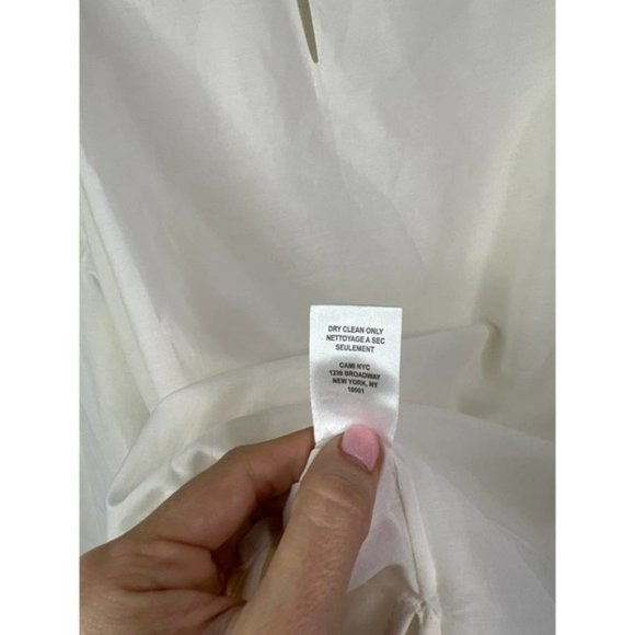 Cami NYC Georgina Blouson Flutter Long Sleeve Top Women's Ceramic Size: M NWT - Picture 8 of 10